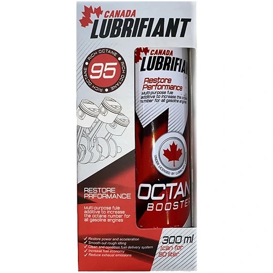 مکمل بنزین لوبریفنت کانادا 300 میلی لیتر بدون وکیوم Lubrifiant octan booster